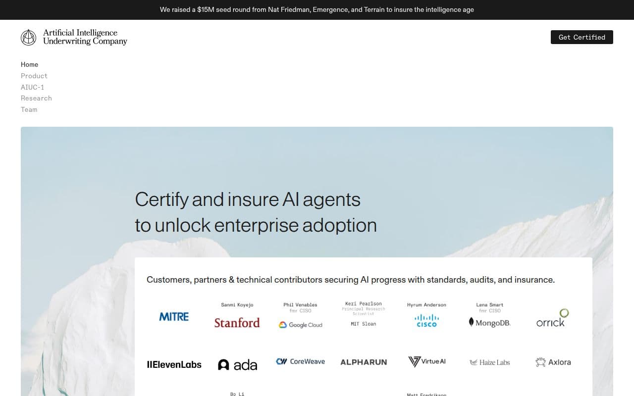 Artificial Intelligence Underwriting Company