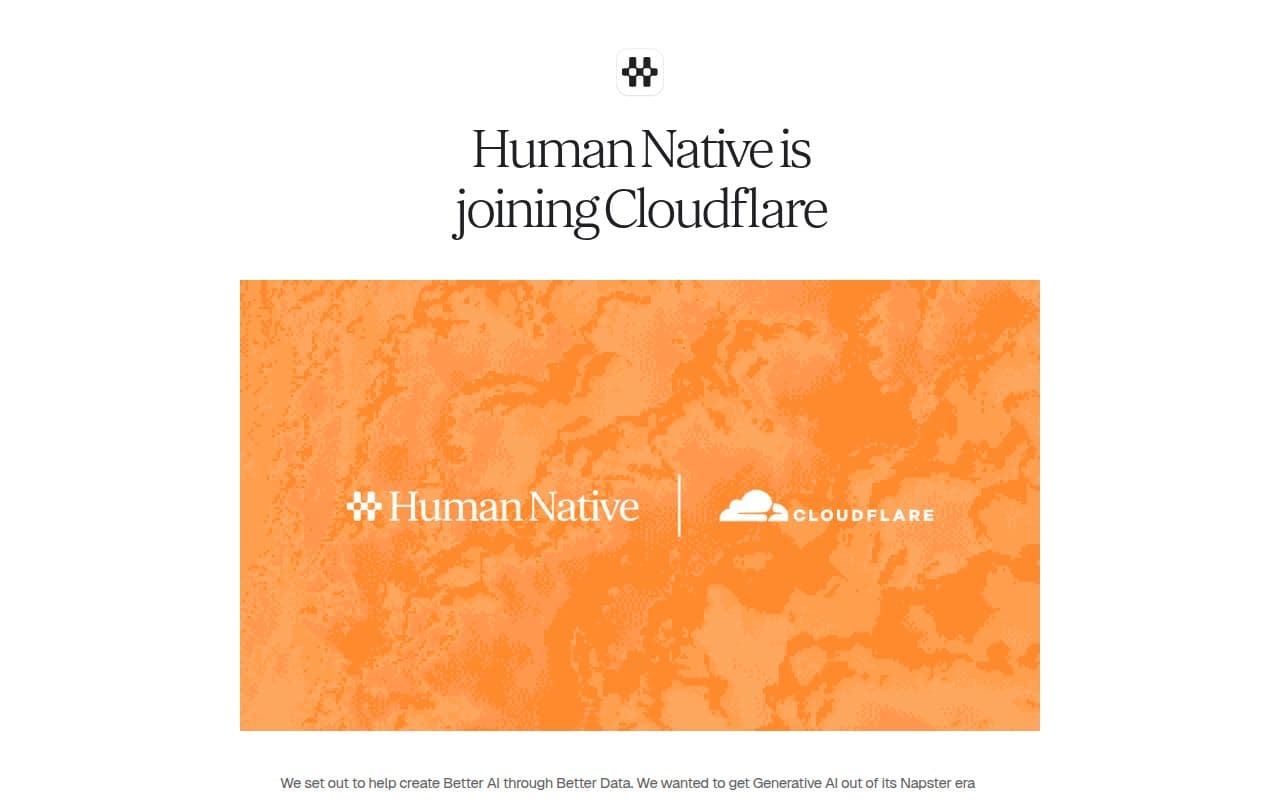 Human Native (Acquired by Cloudflare)