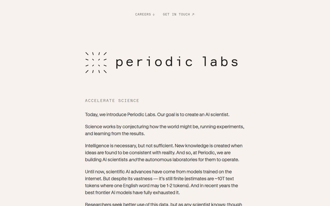 Periodic Labs