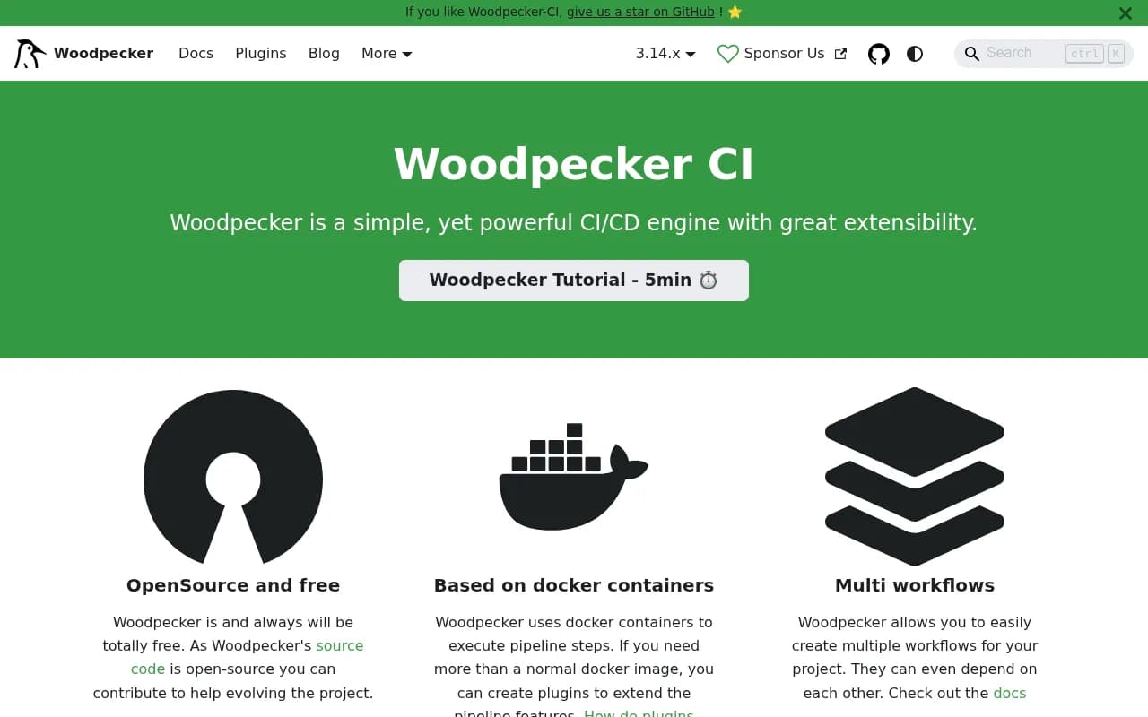Woodpecker CI